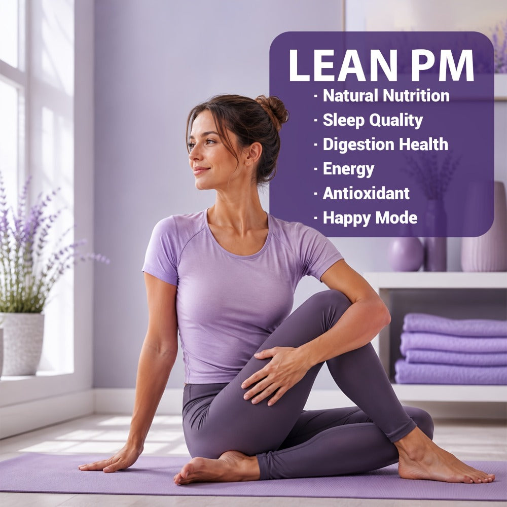 NIGHT TIME LEAN PM GUMMIES: White Kidney Beans, Green Coffee, Lemon Balm, Melatonin, Passionflower - Nature's Source Of Quiet Balance. Night Quietly Becomes The Starting Point for Health, Balance And Change.(60).(1/4/5 Bottles).Family & Holiday Gifts
