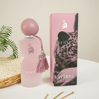 Floral Eau de Parfum for Women 75ml - Laverne Leopard Lady Perfume Long Lasting Freesia Scent, Middle East Noble Arabic Fragrance Spray, Exquisite Luxury Perfume Gift for Her