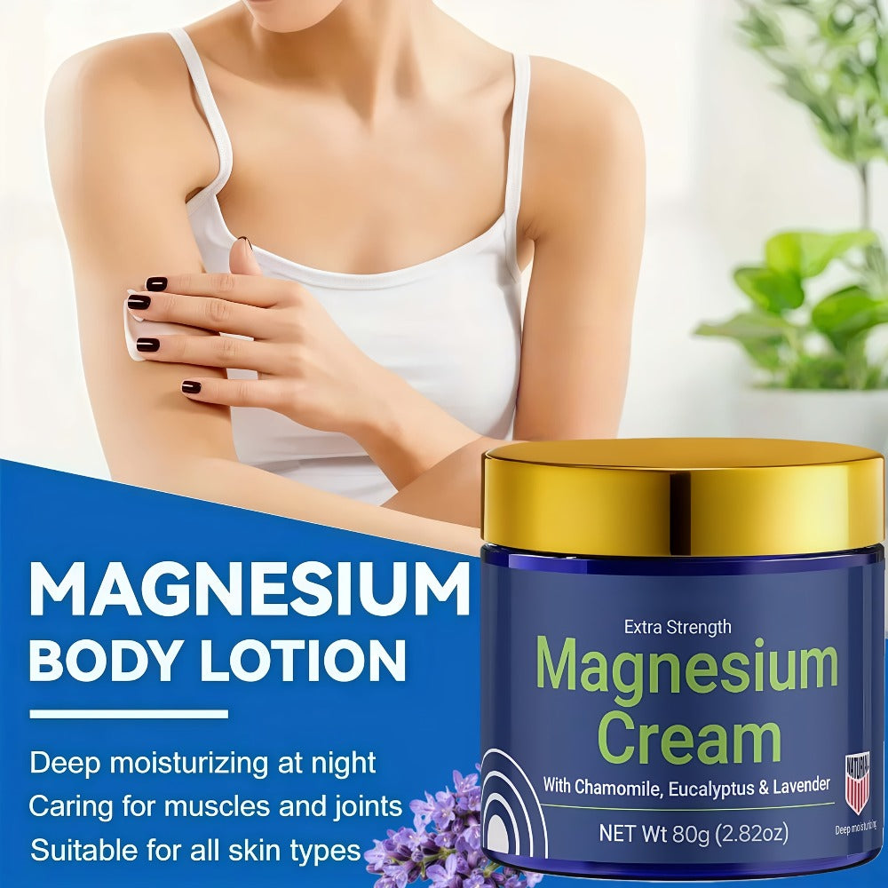 Buy One Get One Free (2pcs) Advanced Moisturizing Lotion Magnesium Cream, Strong And Lasting Moisturizing, Suitable for Office Workers, The Elderly, Athletes, Skin Friendly Ingredients, Quick Absorption Of Texture, Body Skin Care, Gifts for Family