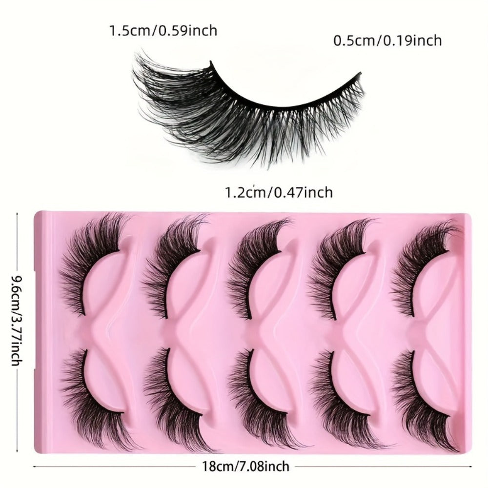 3 Packs Of 15 Pairs Of Long Cat-eye False Eyelashes - A Perfect Holiday Gift, Long And Thick For A Glamorous Look - Reusable Strip False Eyelashes For Captivating Eye Makeup, A Must-have Gift For Easter, Spring, And Summer.