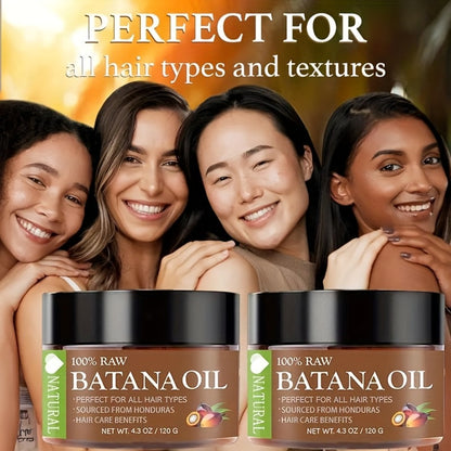 Honduras Batana Hair Oil 2pcs - Moisturizing & Hydrating Scalp & Hair Treatment for Dry Damaged Hair | Nourishes All Hair Types | Value Twin Pack