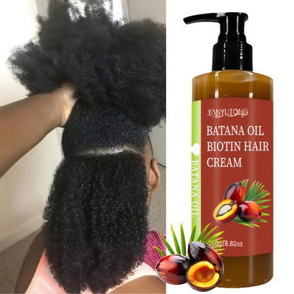 Batana Oil Unrefined Honduras Hair Treatment 250g Deep Moisturizing Squalane Shea Butter Repairs Dry Damaged Hair Boosts Shine All Hair Types Unisex
