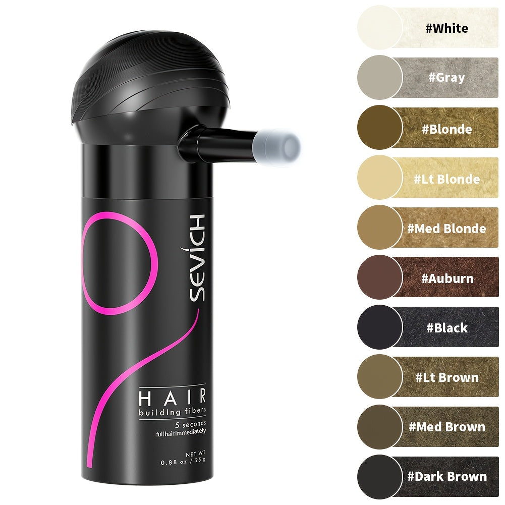 Sevich One-Time Hair Fiber Convenient Quick Natural Thickening Fibers + Spray Head Combination, SEVICH