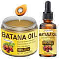 2pcs Batana Oil And Batana Essential Oil, Natural Honduran Hair Care Oil, Soft And Moisturizing Hair Care, Increase Hair Shine, Suitable for Dry And Damaged Hair, Make Hair Healthier, More Refreshed And Stronger