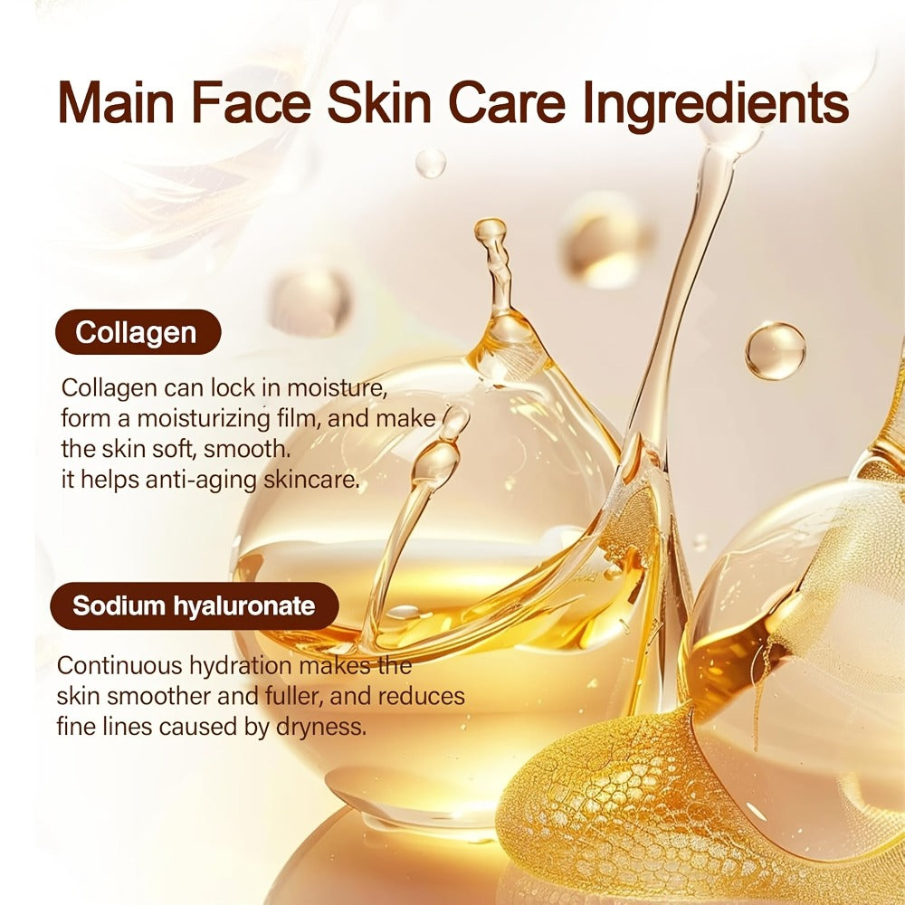 Gentle Korean Skincare Collagen Set - 14pcs Hydrating And Firming with Niacinamide - Moisturizing Face Care Kit, Luxury Gift Kit for Women, Christmas Gift And New Year Present
