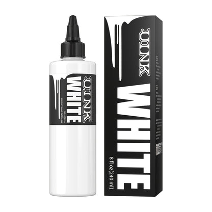 Tattoo Ink 8.12oz Large Capacity Black & White - UINK Professional Tattoo Ink Set for Line Work Coloring Shading Body Art Graffiti Beginners & Artists