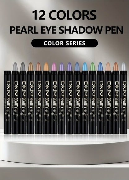 Eyeshadow Stick 16pcs Pearl Shimmer Matte Gel Eyeliner Pencil Set High Gloss Multi Color Blendable Eye Makeup for Women Party Holiday Valentine Gift
