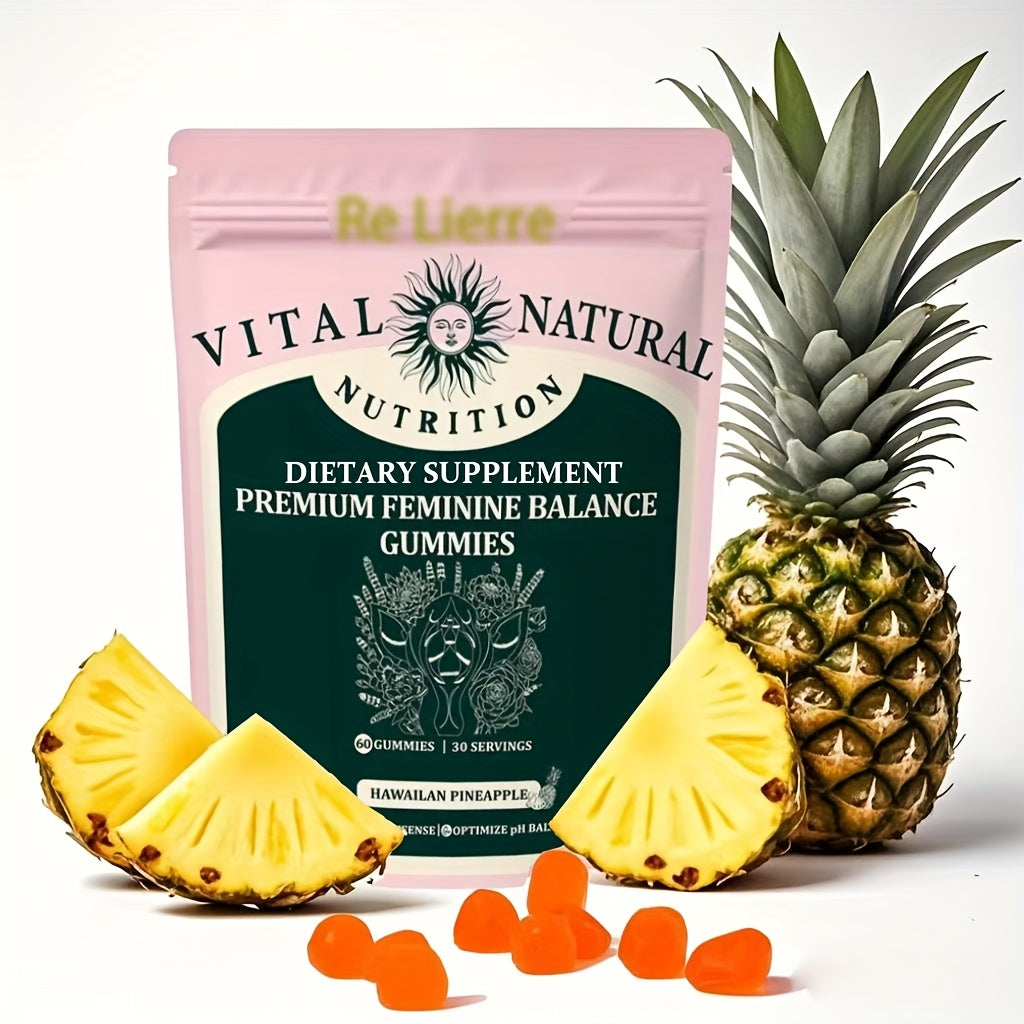 Premium Women's Health Gummies, Caring for Women And Partners, Making Them The Preferred Gift for Women, Hawaiian Pineapple, with Vitamin C Probiotic Gunmies for Women's Health