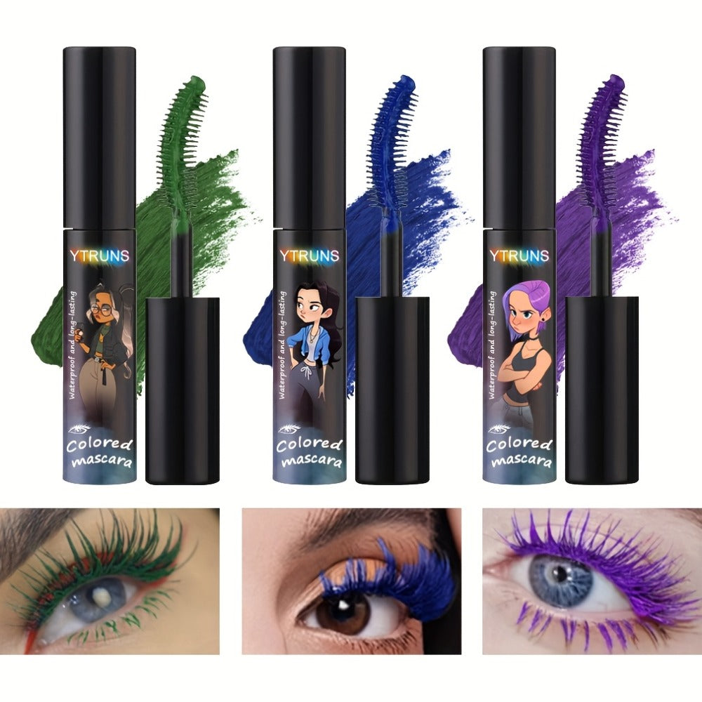Volume & Lengthening Mascara — Thickening Curling Long-Lasting Formula | Plant Squalane | Dramatic Lash Look | 6 Shades | Daily & Party Wear