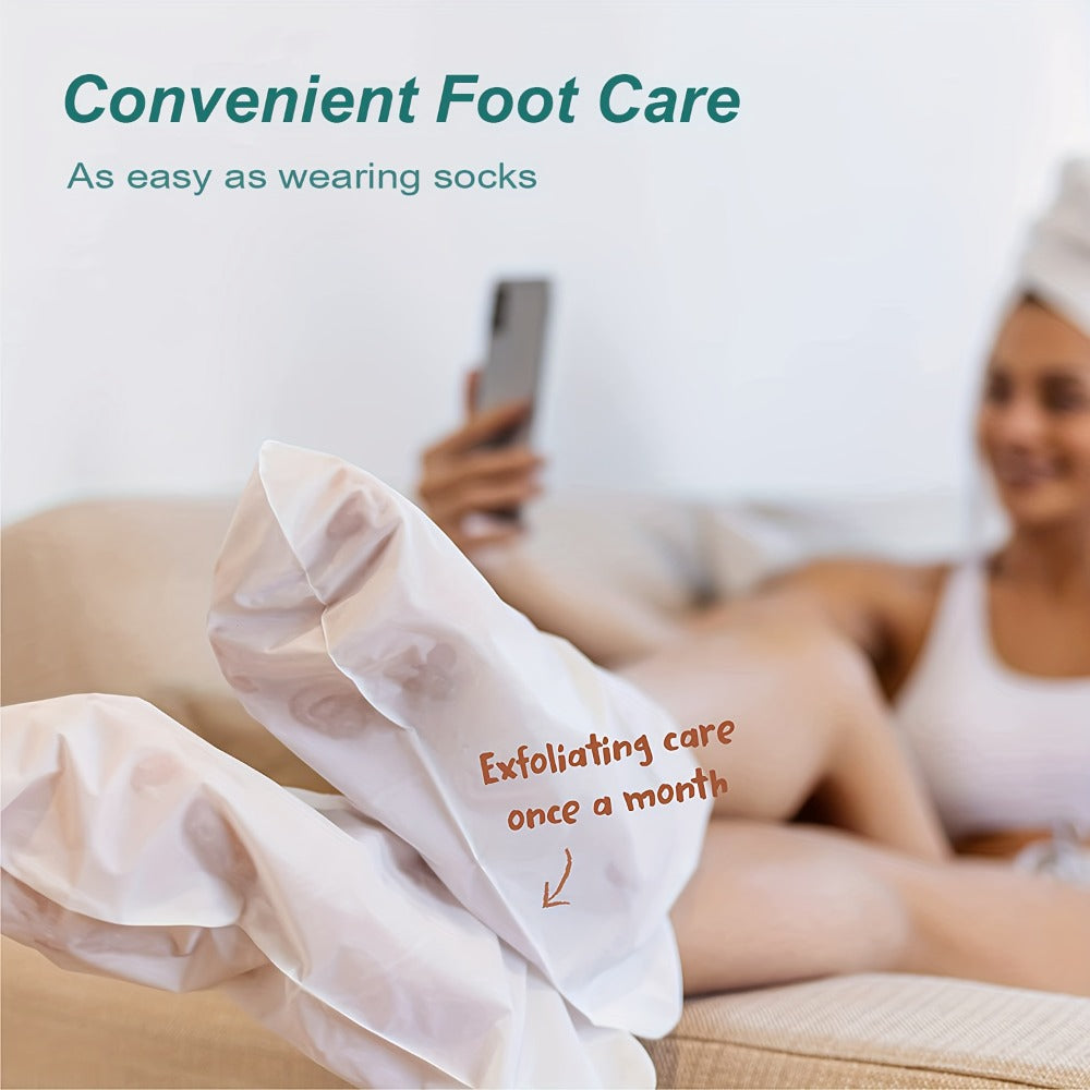 Foot Mask - Exfoliator Off Dead Skin Remover, Firming, Hypoallergenic, for Smoothing, Moisturizing And Brightening Hands And Feet, Reappearance of Tight Skin, Soft Smooth Touch Feet
