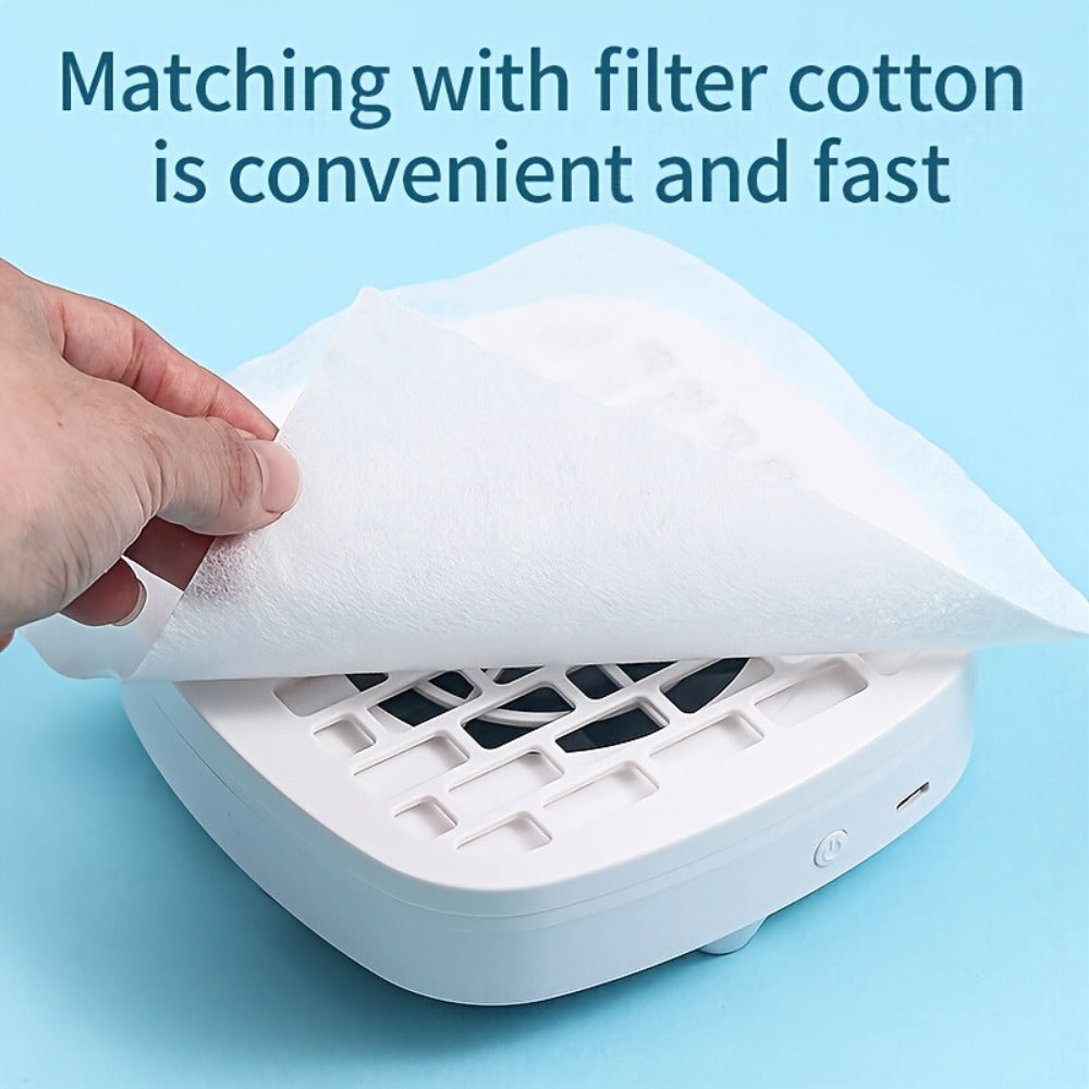 Mini Nail Collector + 10 Filter Covers USB