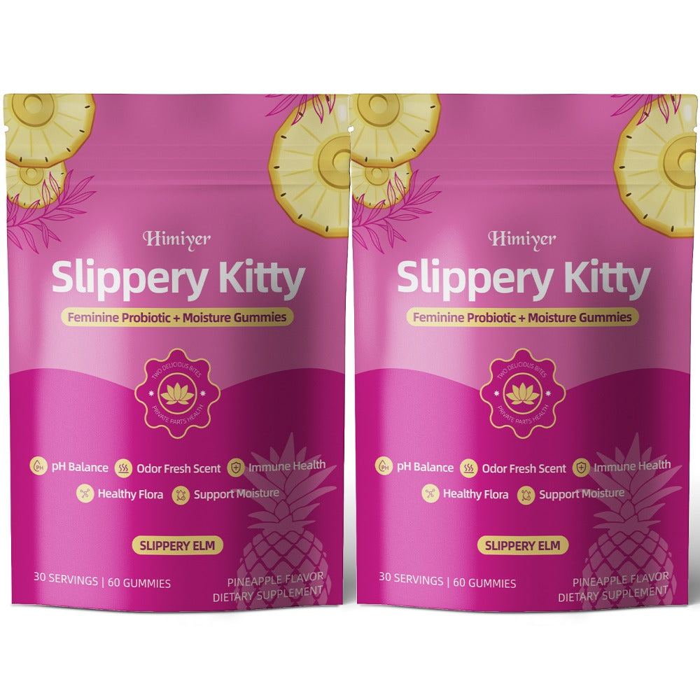 2026 New - Women'S Probiotic Gummies with Slippery Elm for Ph Balance And Freshness, Promoting Healthy Flora, Pineapple Flavor | Vitamins And Supplements | 60 Gummies Per Bag - 30-Day Supply, Available from a Local Warehouse