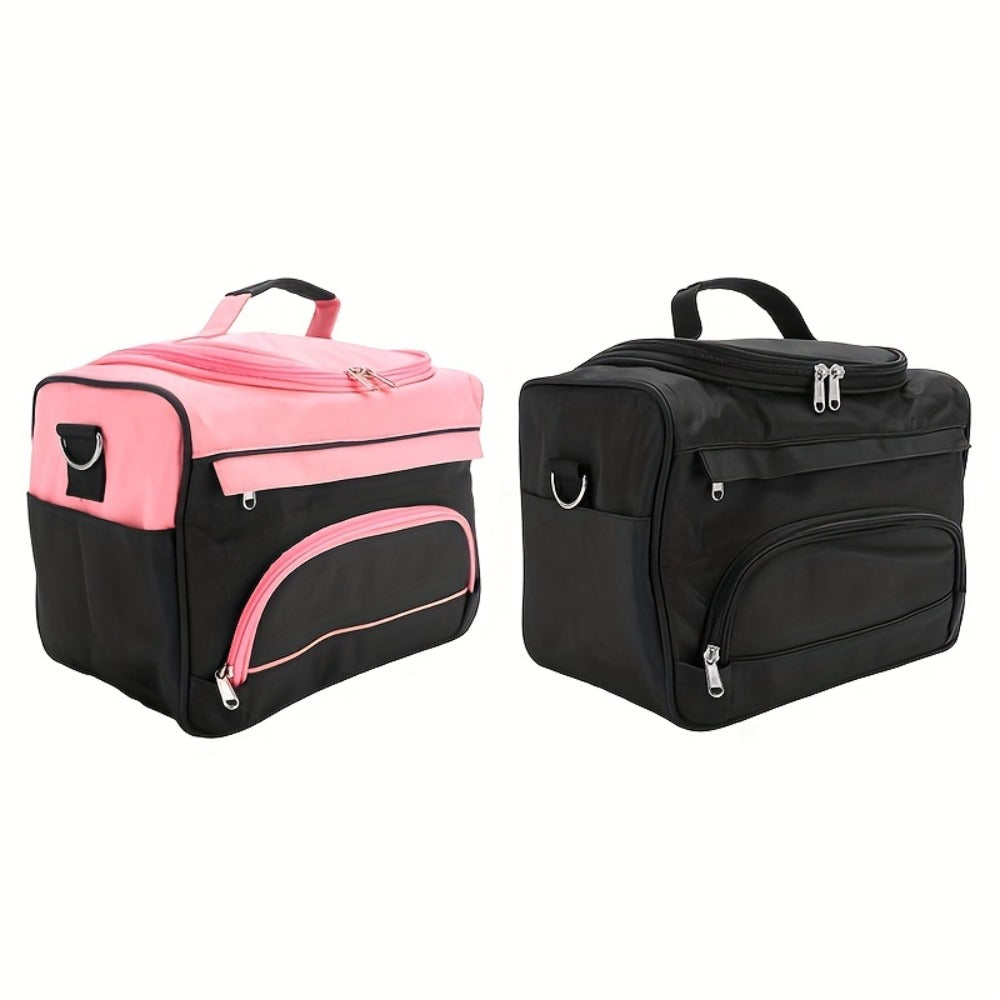 Cosmetics Beauty Hairdressing Styling Bag Multi-functional Hair Makeup Salon Hairdresser Toiletry Organizer Tool Case With Strap