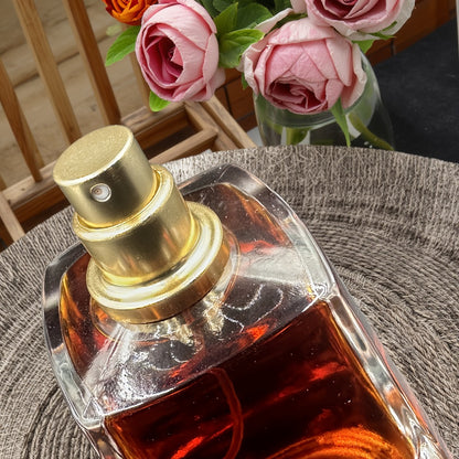 Mens Perfume Amber Wood 3.4oz Long Lasting Pure Parfum Woody Oriental Fragrance Middle Eastern Scent Daily Wear Date Night Gift for Him