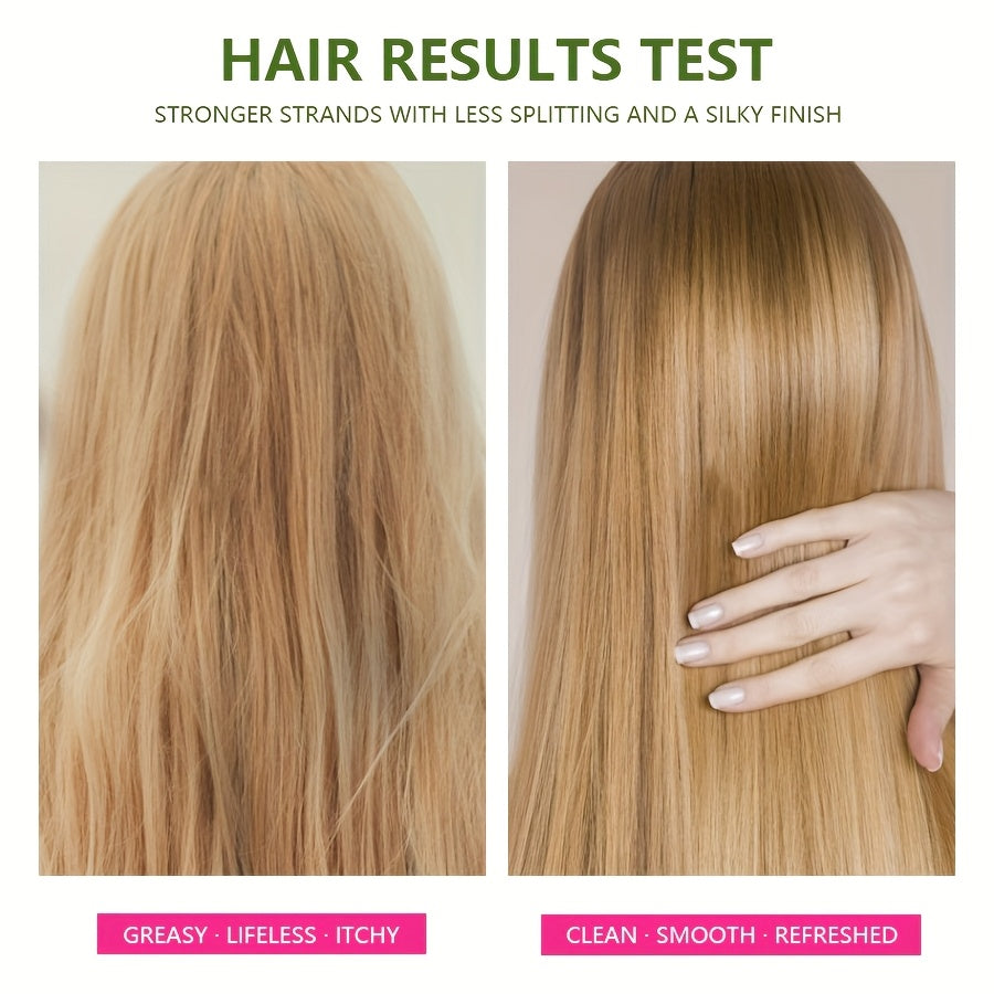 1/2pcs Rosemary Mint Shampoo And Conditioner - Neutral Hair, Contains Rosemary Extract, Moisturizes Hair, Unisex