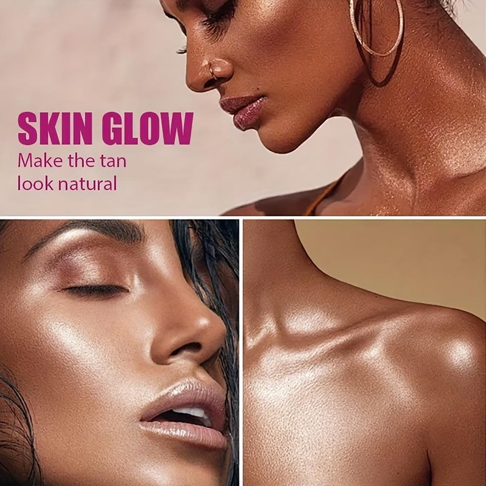 3000X 4.06oz Summer Deep Brown Tanning Mousse- Enriched with Carrot And Coconut Oil- Summer Glow for Bronzed Skin- Hydrating& Tanning- Fashionable Wheat-Toned Complexion- Effect: Medium-Dark to Dark Skin Tones