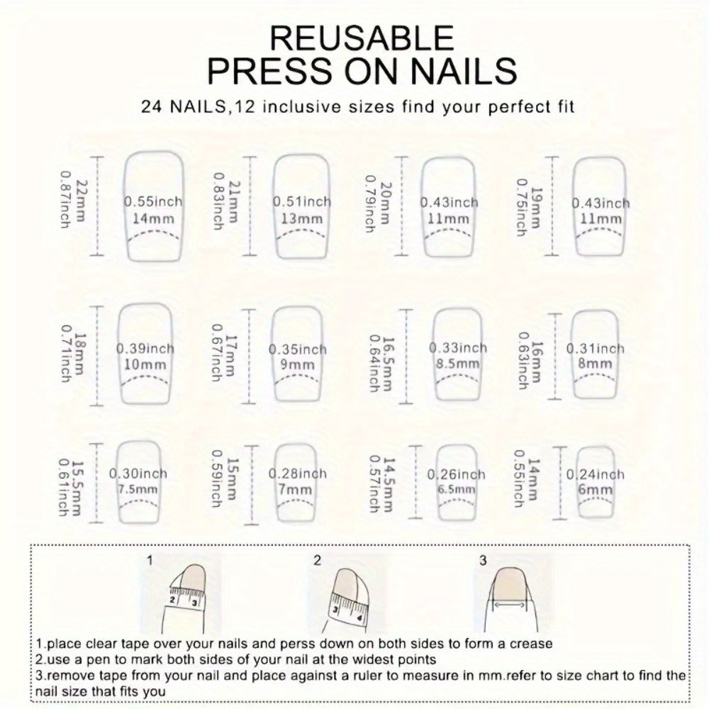 216pcs (9 Sets) of Green Glitter Lightning Press-On Nails - Medium Length, Ballet Shape, Removable Fake Nails Featuring a Striped Design for Hands