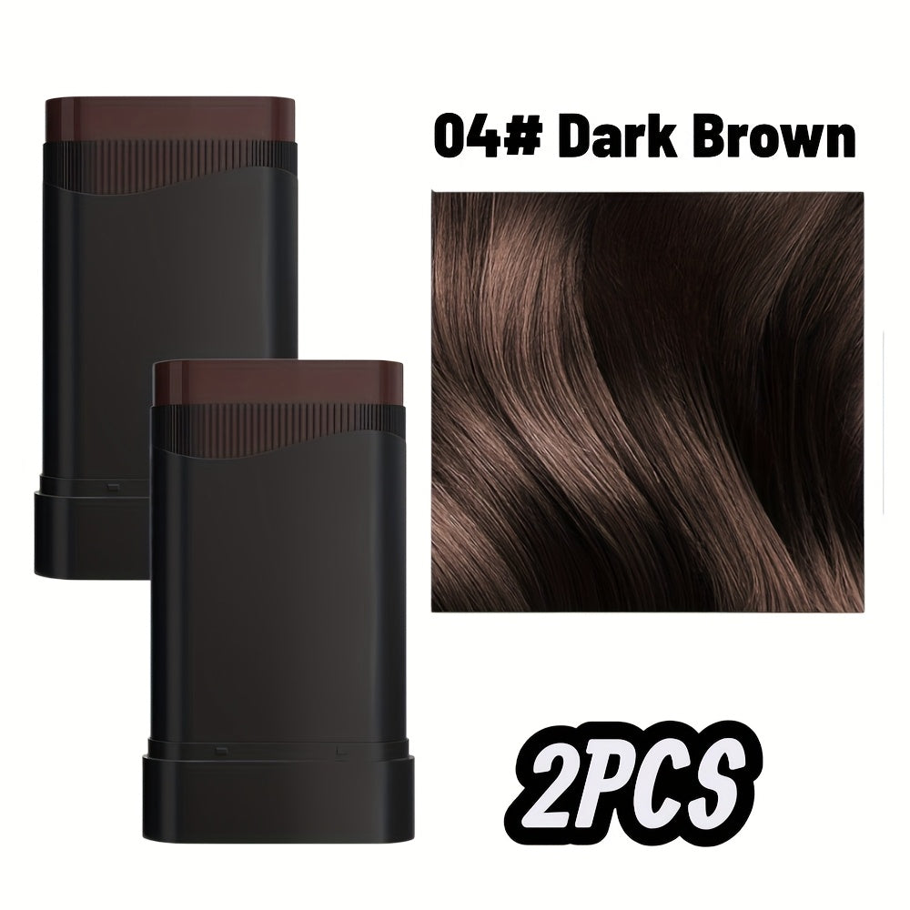 2-Pack SILLKVA Hair & Beard Color Concealer Comb with Fine Teeth | 5 Colors Available for Precise Root Touch-Up And Mustache Coloring | Waterproof Gray Coverage Formula, 0.7oz