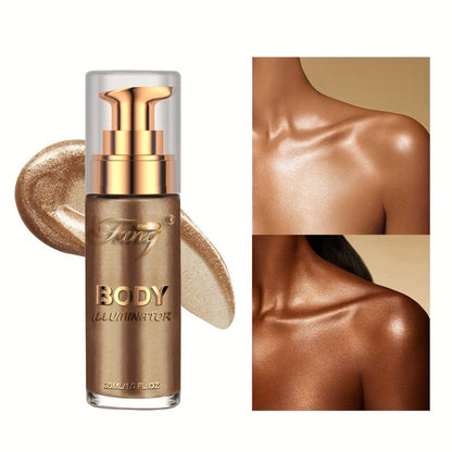 Liquid Luminizer Set of 2 Moisturizing Shimmer Highlighter for Face & Body All-in-One Glow Makeup Summer Bronzer Illuminator Women Gift