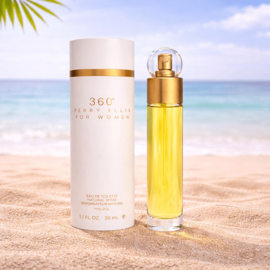 Perry Ellis 360 for Women Eau de Toilette – 50ml / 1.7oz | Fresh Floral Fruity Perfume | Long-Lasting, Elegant & Feminine Fragrance