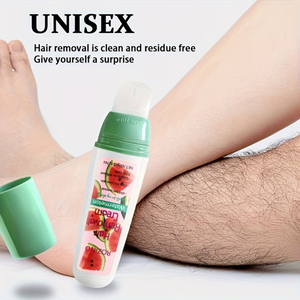 Use Once For, 3-Month Effectiveness, 100g Watermelon Hair Removal Cream, Instant Hair Removal, Non Irritating To The Light Beige, Smooth And Residue Free Semi Permanent, Used For Hair Removal On The Face, Lips, Armpits, Legs Arms And Private Areas