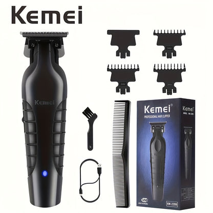 Hair Clipper & Beard Trimmer Set for Men — Kemei Professional Grooming Kit with Reciprocating Shaver, USB Rechargeable, Home & Salon Use, Gift for Dad (Set 1 / Set 2 / Style 1)