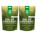 Hi Plus Oregano Oil Softgels, 300 Capsules | 2-in-1 Formula with Black Seed Oil 200mg, 4x Strength Carvacrylone & Thimeriquinone | Plant-Based, Immunological Support