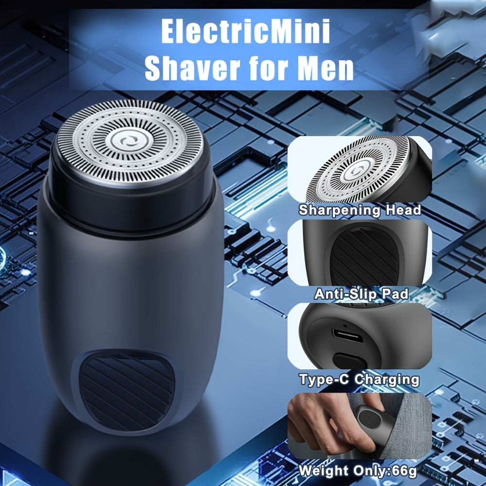 [USB Mini Shaver For Travel] Mini Electric Shaver, Mini Portable Shaver, Pocket Size Electric Shaver, USB Charging Electric Razor For Men And Women, Mini Shaver, Suitable For Travel, Home And Gift Giving - Christmas Gifts!