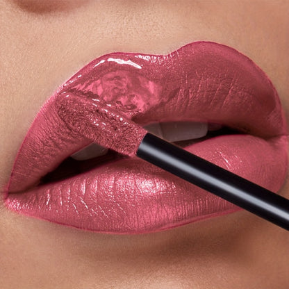 Shimmer Liquid Lipstick — Highly Pigmented Metallic Lip Gloss | Long-Lasting Non-Sticky | Plant Squalane Formula | 24 Shades for All Skin Types