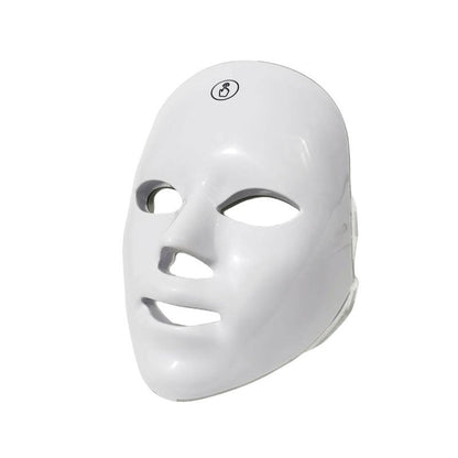 7-Color LED Facial Beauty Device Portable At-Home Skincare Tool USB Rechargeable Light Therapy Skin Rejuvenation Anti Aging Face Care Gift
