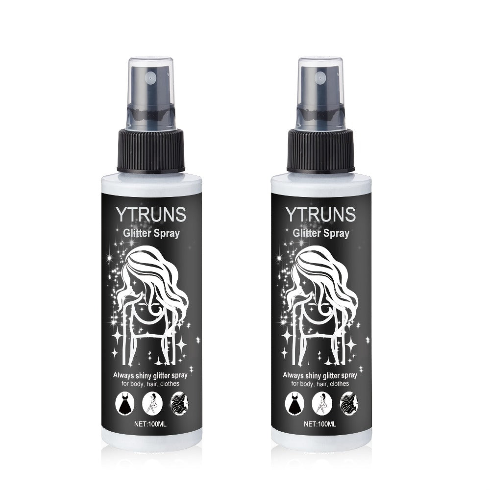 Glitter Spray for Hair & Body - Quick Dry Shimmer Spray for Face, Lips, Eyes & Skin - Festival Body Glitter Spray Set (2pc & 3pc Options)