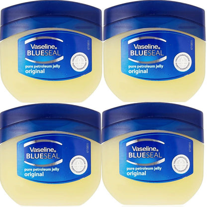 Vaseline Original Petroleum Jelly 50ml — Pack of 4 | Classic Skin Protectant & Moisturizer | Heals Dry Skin, Chapped Lips & Minor Cuts | Fragrance-Free, Dermatologist Trusted Body Jelly