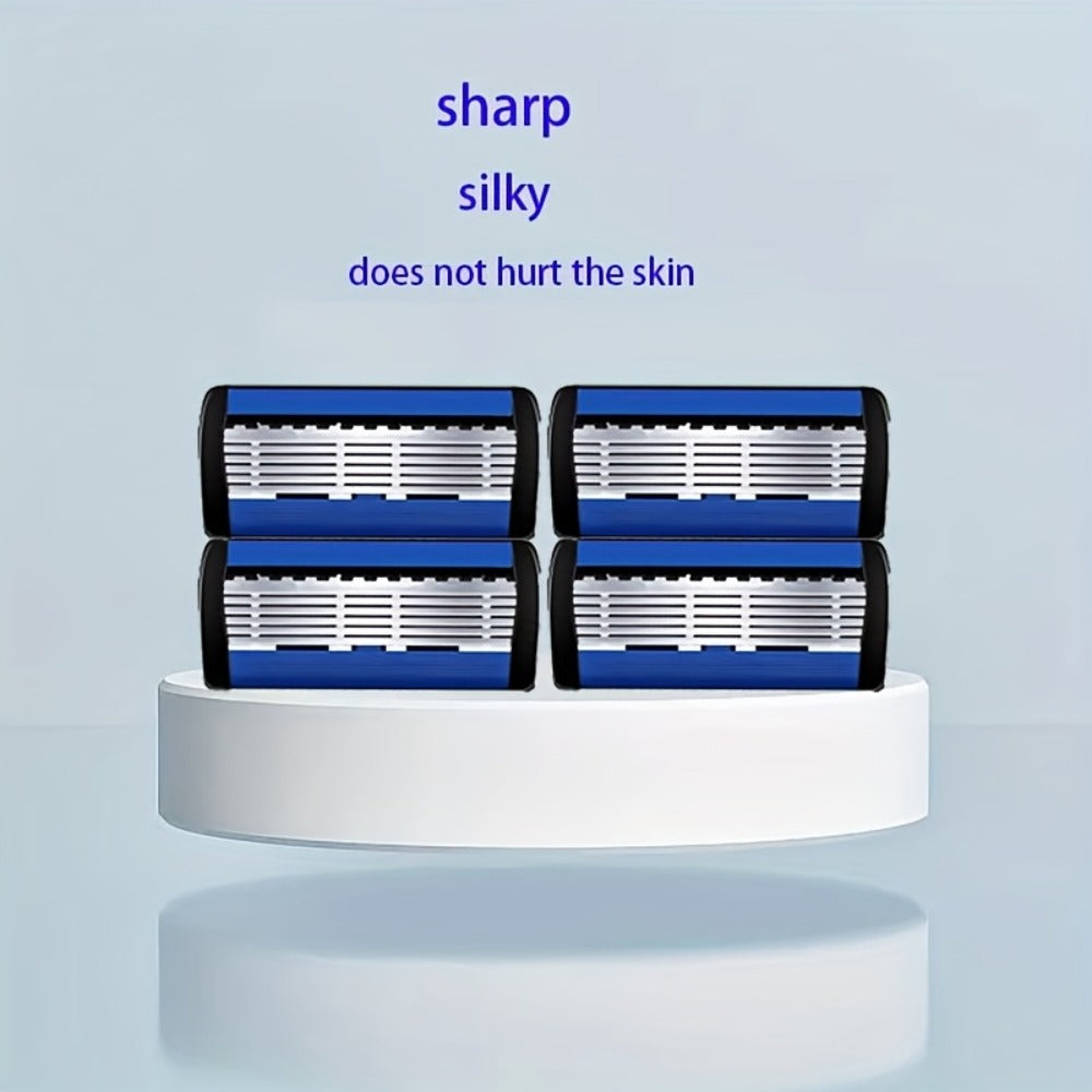 This Luxurious Men's Safety Razor Features 36 Blades Made Of High-quality Stainless Steel. It Has 2 Anti-slip And Comfortable Handles That Are Ultra-smooth And Painless for Shaving. It Is A Must-have Manual Razor for Men