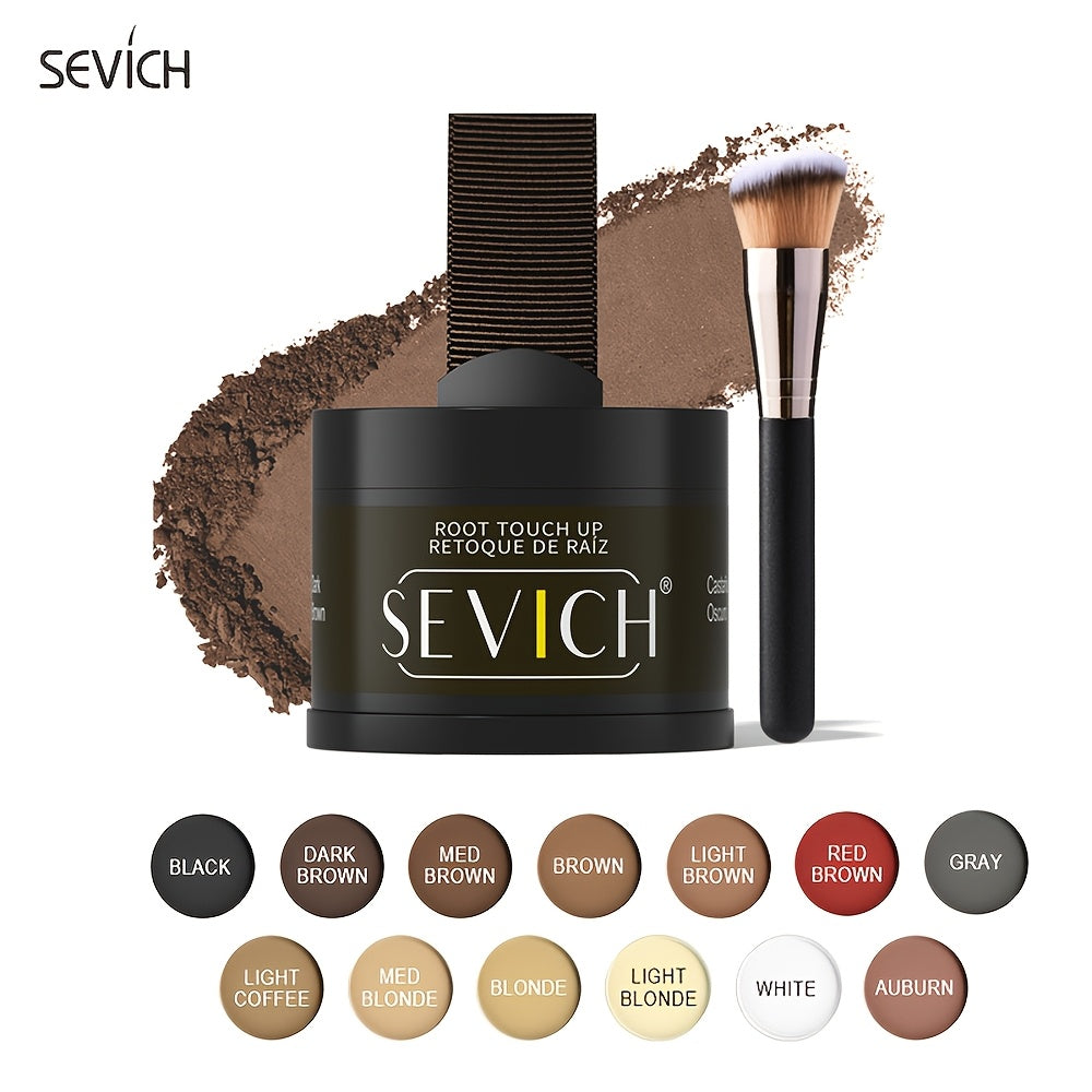 Sevich Hairline Powder, Hairline Concealer And Volumizing Powder for All Hair Types, Root Touch Up And Cover Up