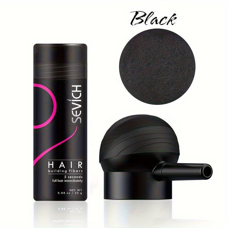 Sevich One-Time Hair Fiber Convenient Quick Natural Thickening Fibers + Spray Head Combination, SEVICH