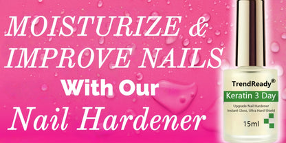 Nail Hardener for Weak Nails 2PCS Clear Nail Protein Hardener Base Coat with Vitamin E Hyaluronic Acid Quick Dry Ridge Filler Concealer Polish for Nails Toenails Nail Strengthener Treatment 0.51oz Each