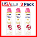 Dove Go Fresh Pomegranate & Lemon Verbena Grass Body Spray 150ml (5oz) x [3 Pack] Deodorant for Women, Long Lasting Fresh Floral Fruity Scent, Quick Dry Invisible Spray, Non-Sticky Lightweight Daily Body Deodorant, Gym Travel Essential