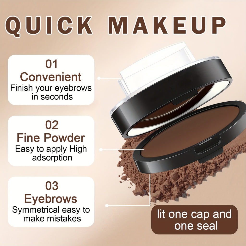 Eyebrow Powder Stamp Waterproof Eyebrow Makeup Stamp Eye Brow Stamp Powder for Women Natural Long Lasting Arched Stamp Eyebrow Shape