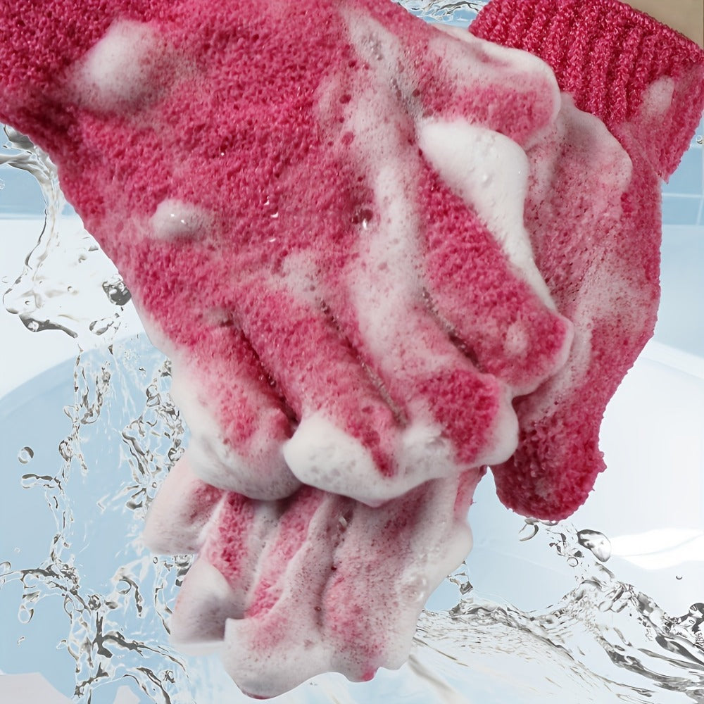 Twenty Pairs of Dual-Sided Exfoliating Shower Gloves, Ideal for Spa Treatments, Massages, And Body Scrubs, Perfect Bath Additions