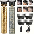 Professional Men'S Beard Trimmer with Zero Contour Design - Rechargeable Lithium Battery, ABS Plastic Body, USB Charging, Includes Limit Comb, Hair Care Accessory | Modern Hair Care | Durable Hair Care, Hair Trimmers