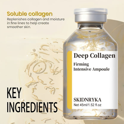 Collagen Hyaluronic Acid Face Serum with Niacinamide - Fast Absorbing Firming Brightening Moisturizing Facial Serum for All Skin Types Holiday Gift 1.52 oz