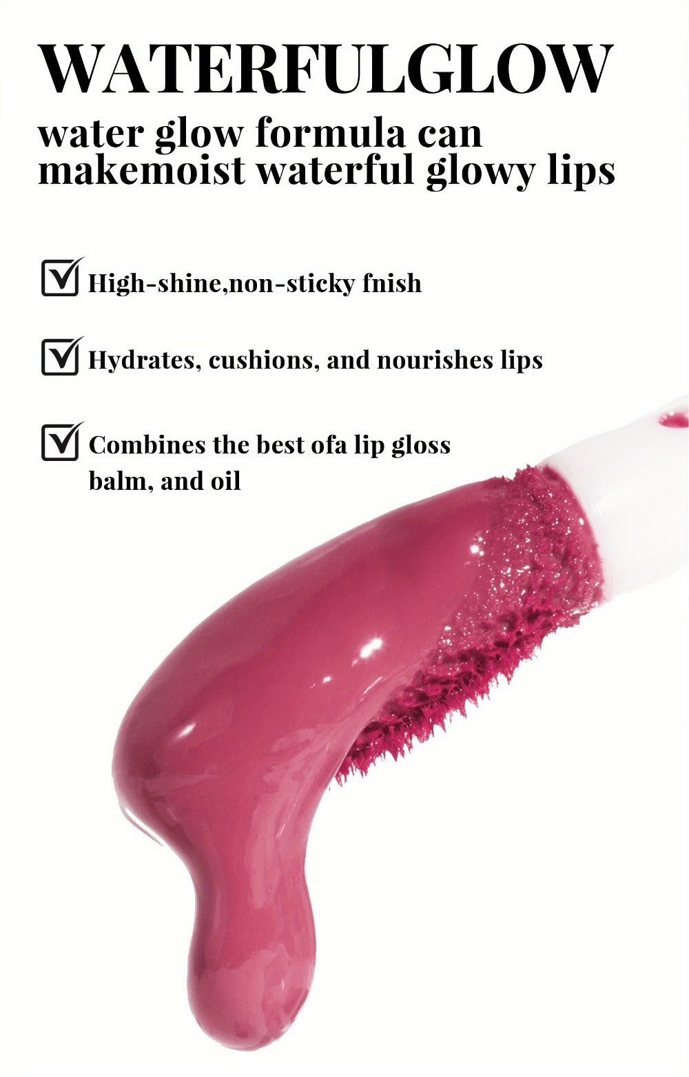 Lip Gloss Set 12pcs Long-Lasting Moisturizing Waterproof - High Color Payoff Non-Stick Non-Fading Formula for All Skin Tones - Hydrating Glossy Lip Makeup for All-Day Wear - Perfect Holiday Gift Set