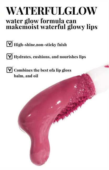 Lip Gloss Set 12pcs Long-Lasting Moisturizing Waterproof - High Color Payoff Non-Stick Non-Fading Formula for All Skin Tones - Hydrating Glossy Lip Makeup for All-Day Wear - Perfect Holiday Gift Set
