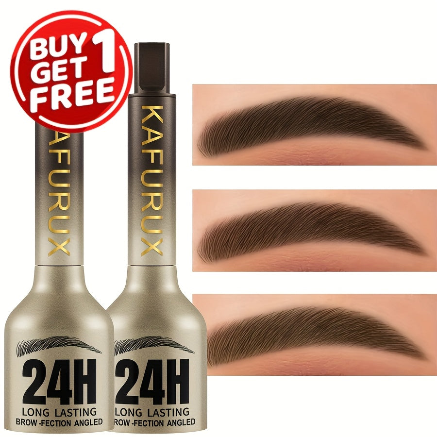 2pcs Eyebrow Pencil, Waterproof, Sweatproof, Lasting Makeup, Easy to Use, Brown, Earth Color, Black, Eyebrow Powder, Eyebrow Setting, Lasting Colors Makeup, Eye Makeup