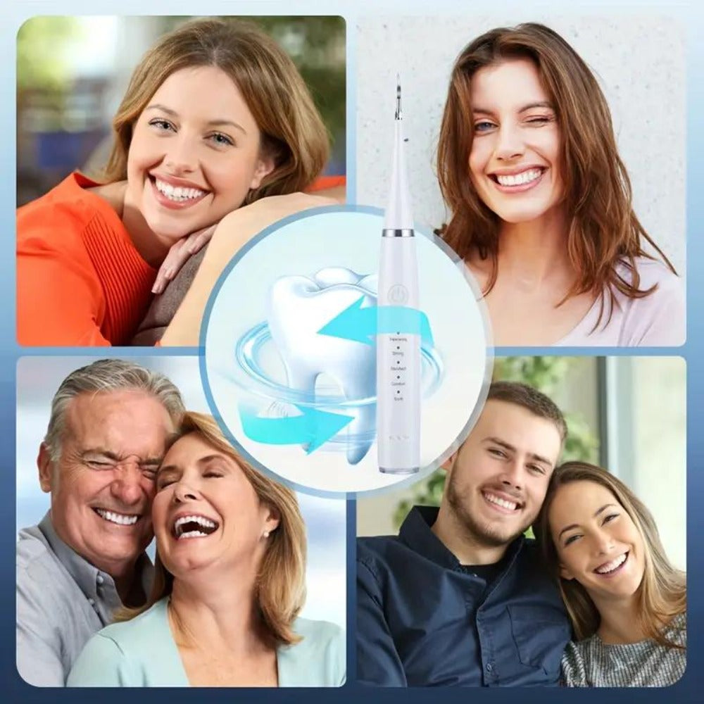 Electric Teeth Cleaner, USB Rechargeable Teeth Cleaning Tool Kit, 5 Cleaning Modes, Promote Gum Health, Suitable for Family And Friends Holiday Gifts