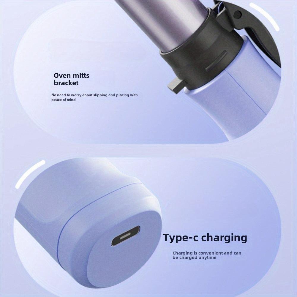 Portable Wireless Mini Hair Curling Iron Long Lasting Style Airy Bangs Big Wave Permanent Hairdressing Tools Additions for Students