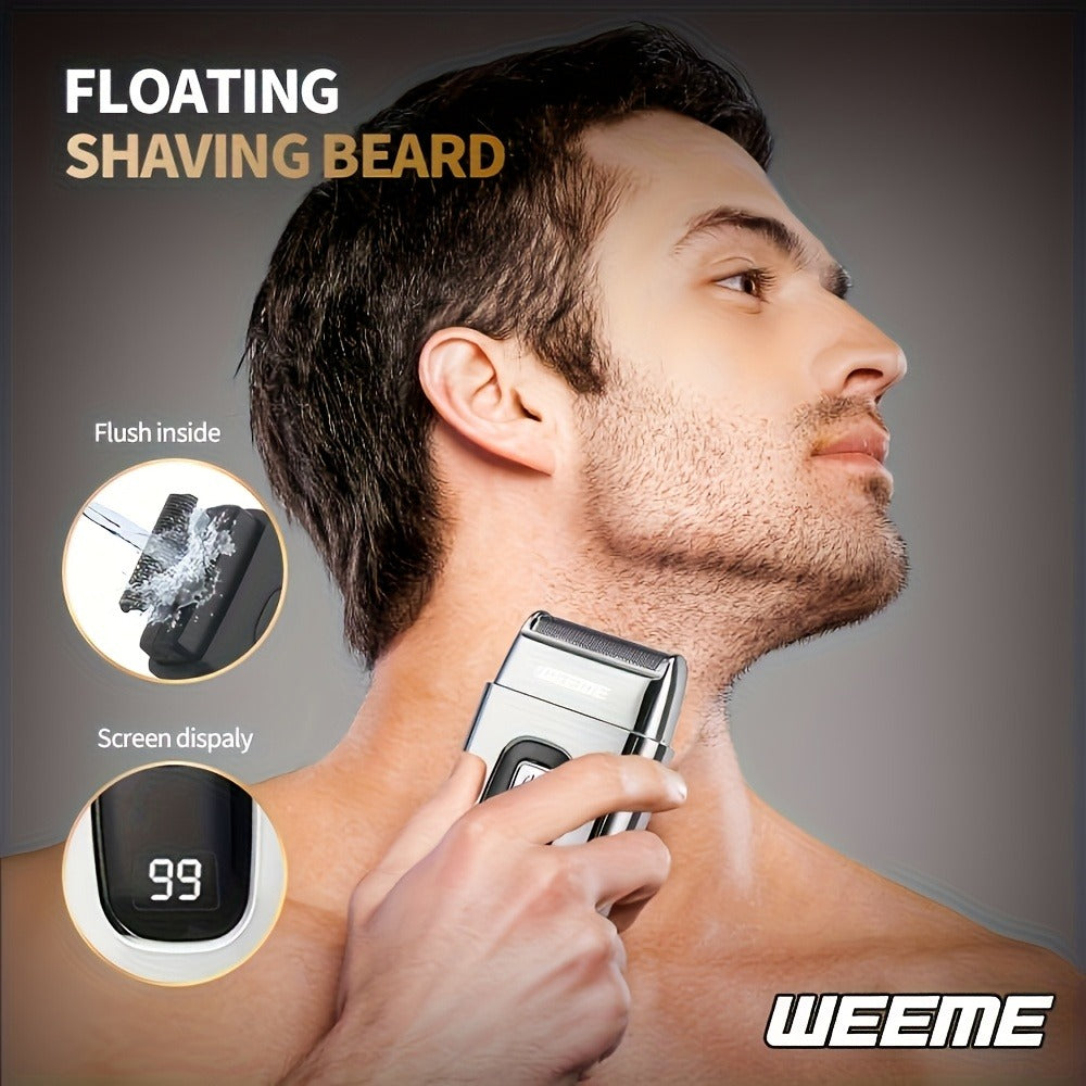 WEEME 1pc/2pcs New Electric Hair Cutting Set, Home Hair Cutting Specialist: Electric Hair Cutter, Multi-Functional All-In-One, Easy to Maintain, Lightweight Design, Easy to Transport, Ideal for Shaving