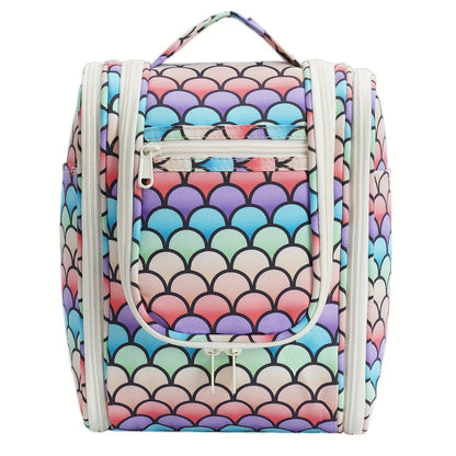 Hanging Toiletry Bag for Women Travel Makeup Bag Multi-Compartment Cosmetic Organizer with Hook Large Capacity Waterproof Toiletry Pouch for Travel Cruise Gym