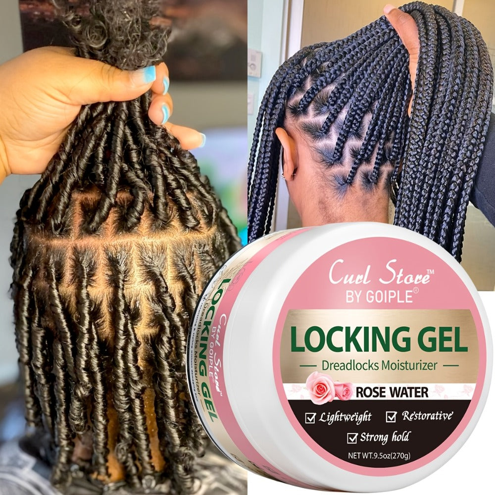 Goiple Wooden Loc Comb&Comfortable Scraping Massage Tools Ergonomic Wide Tooth Comb for Dreads, Detangling & Massage Hair Styling Tool for Curly Hair, Locs, Twists And Braids, Styling Tool for Men, Women, Suitable for All Hairstyles, Braid Hair Brush
