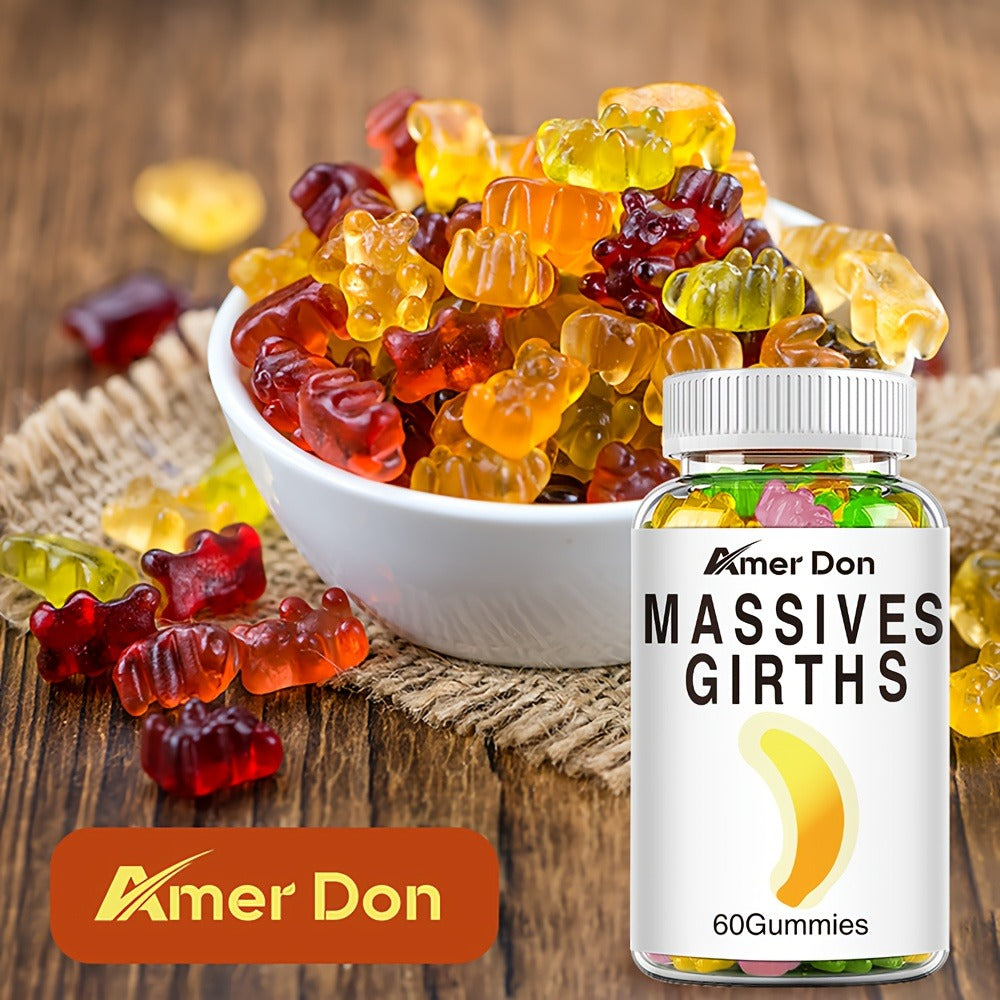 [Ashwagandha Gummies] Men's Gummies, Ashwagandha, Premium Active Formula, for Men's And Women's Active Lifestyle - 120/240/360 Gummy Bears